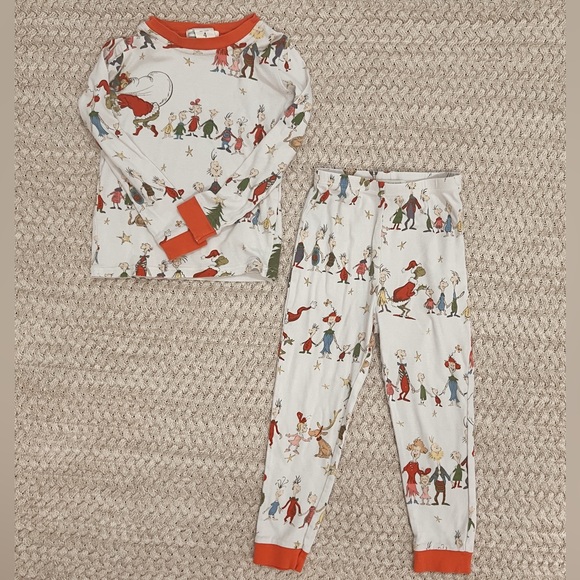 Pottery Barn Kids Pajamas Pottery Barn Dr Seusss The Grinch Organic